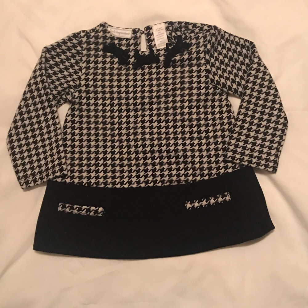 First Impressions houndstooth dress 6-9 m